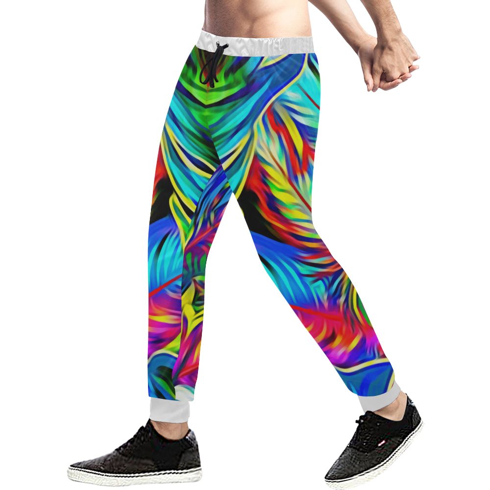 FEATHER FLASHY Men's All Over Print Sweatpants