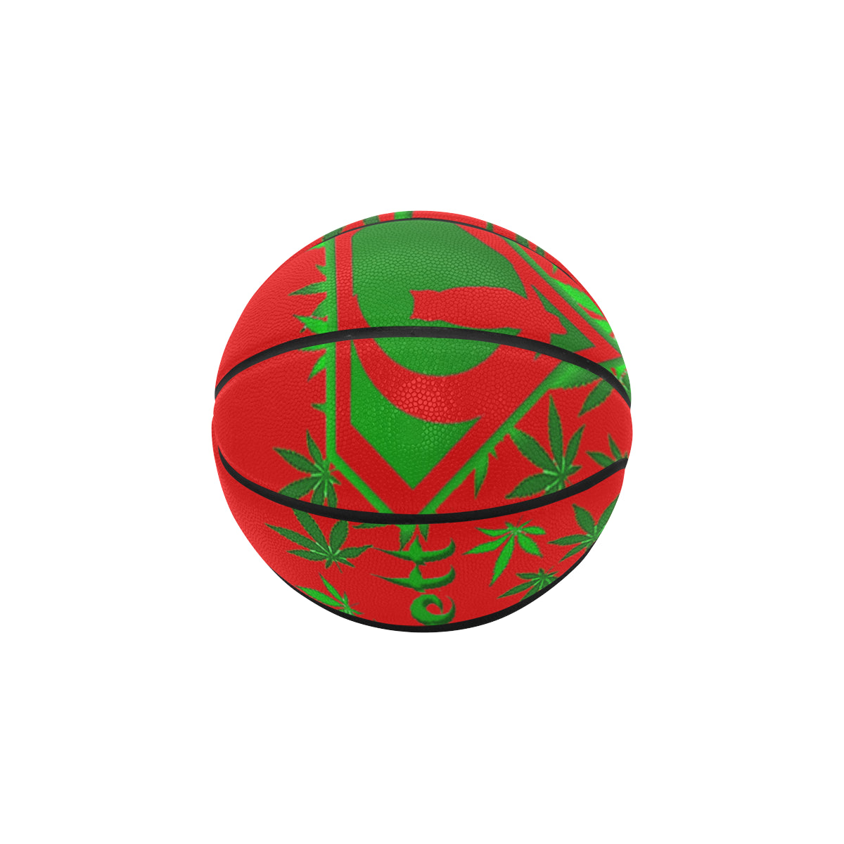 SUPER WEED RED All Over Print Basketball