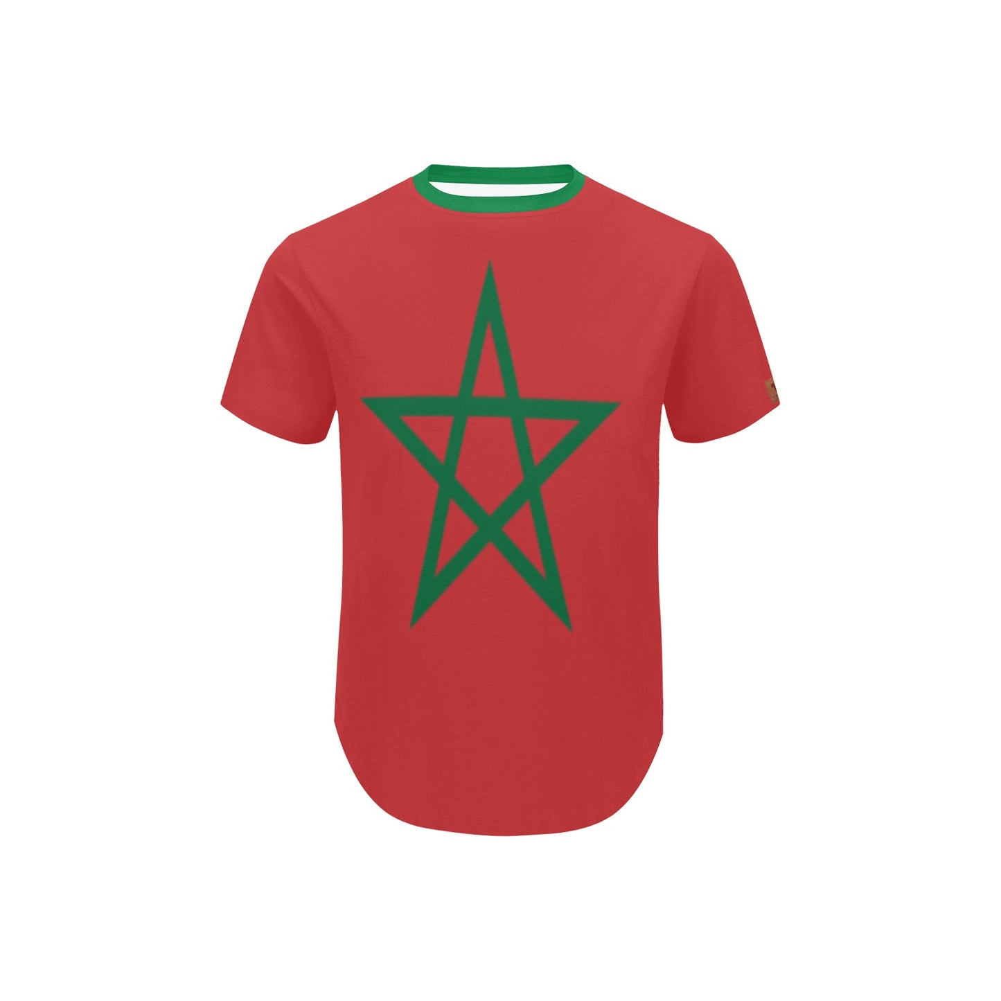 AFRIKA ARABICA Curved Hem T-Shirt