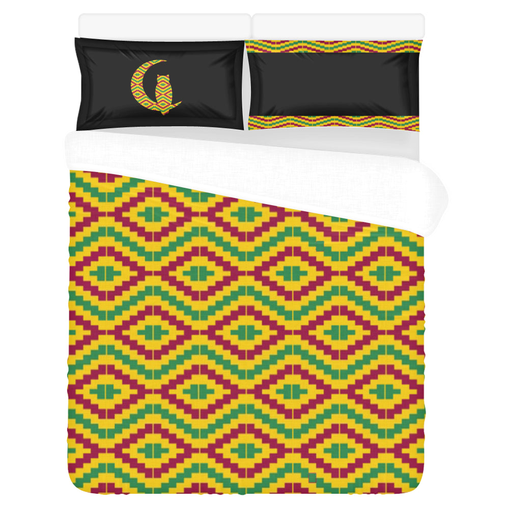 KEMET RASTA COLORS 3-Piece Bedding Set