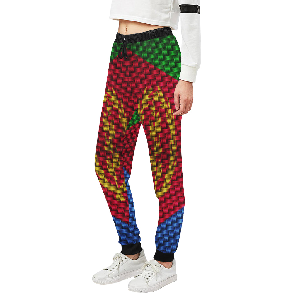 ERITREA FLAG Women's All Over Print Sweatpants (Model L11)