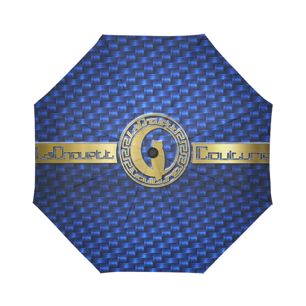 DELUXE BLUE Auto-Foldable Umbrella