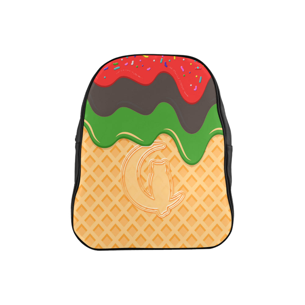 RBG ICE CREAM School Backpack (Medium)
