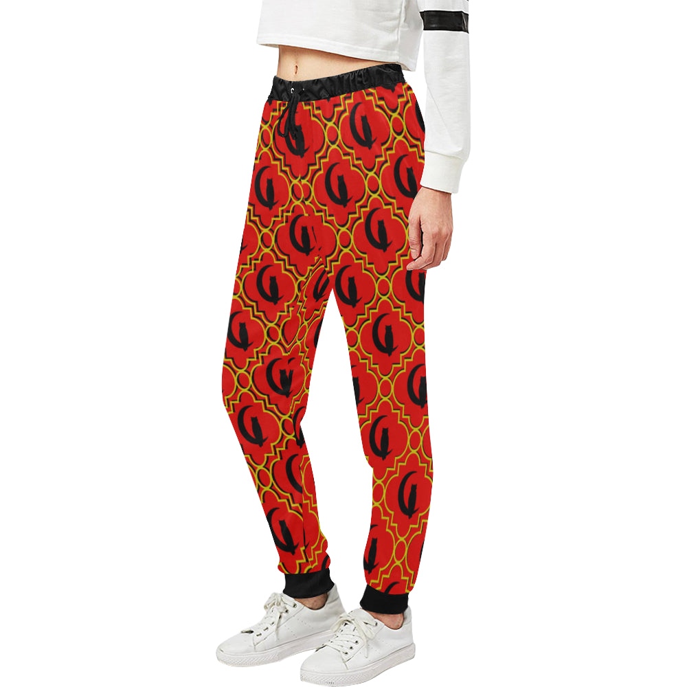 ELEGANCE RYB Women's All Over Print Sweatpants (Model L11)