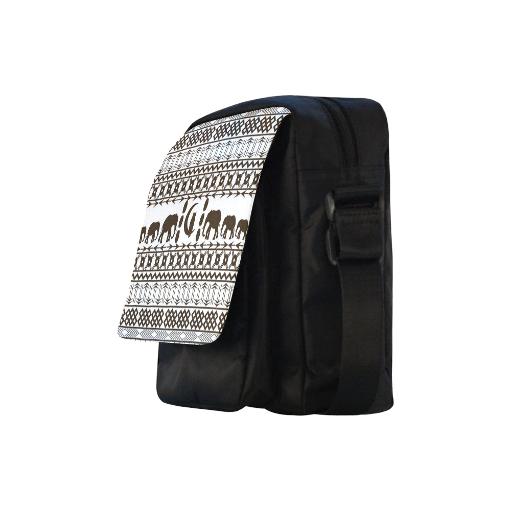 ELEPHANT ORNEMENT Crossbody Nylon Bags (Model 1633)