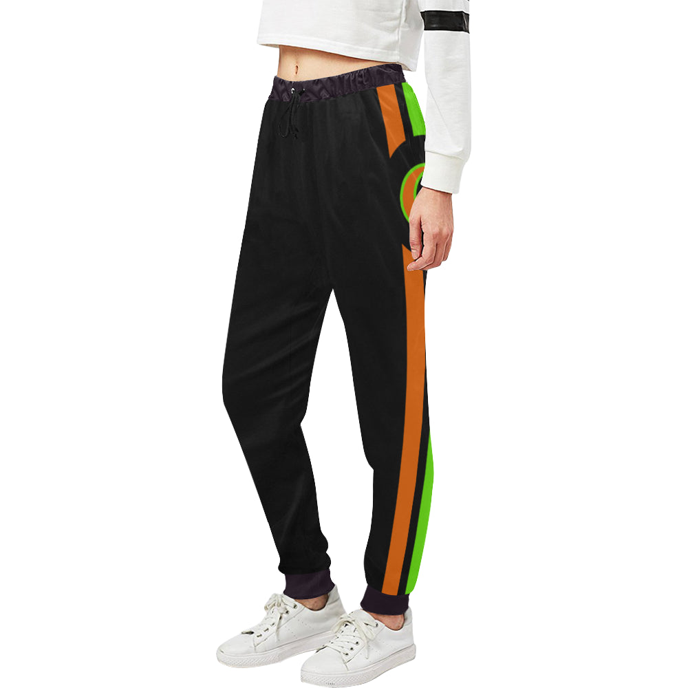 FRESH UP BACC ORANGE Women's All Over Print Sweatpants (Model L11)