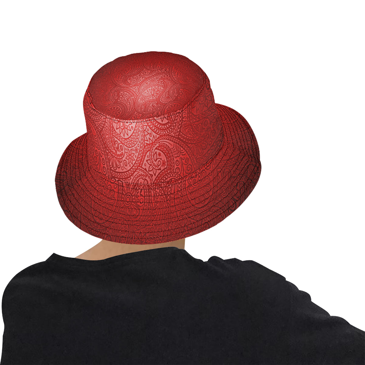 LUXURY GANG Bs'UP All Over Print Bucket Hat for Men