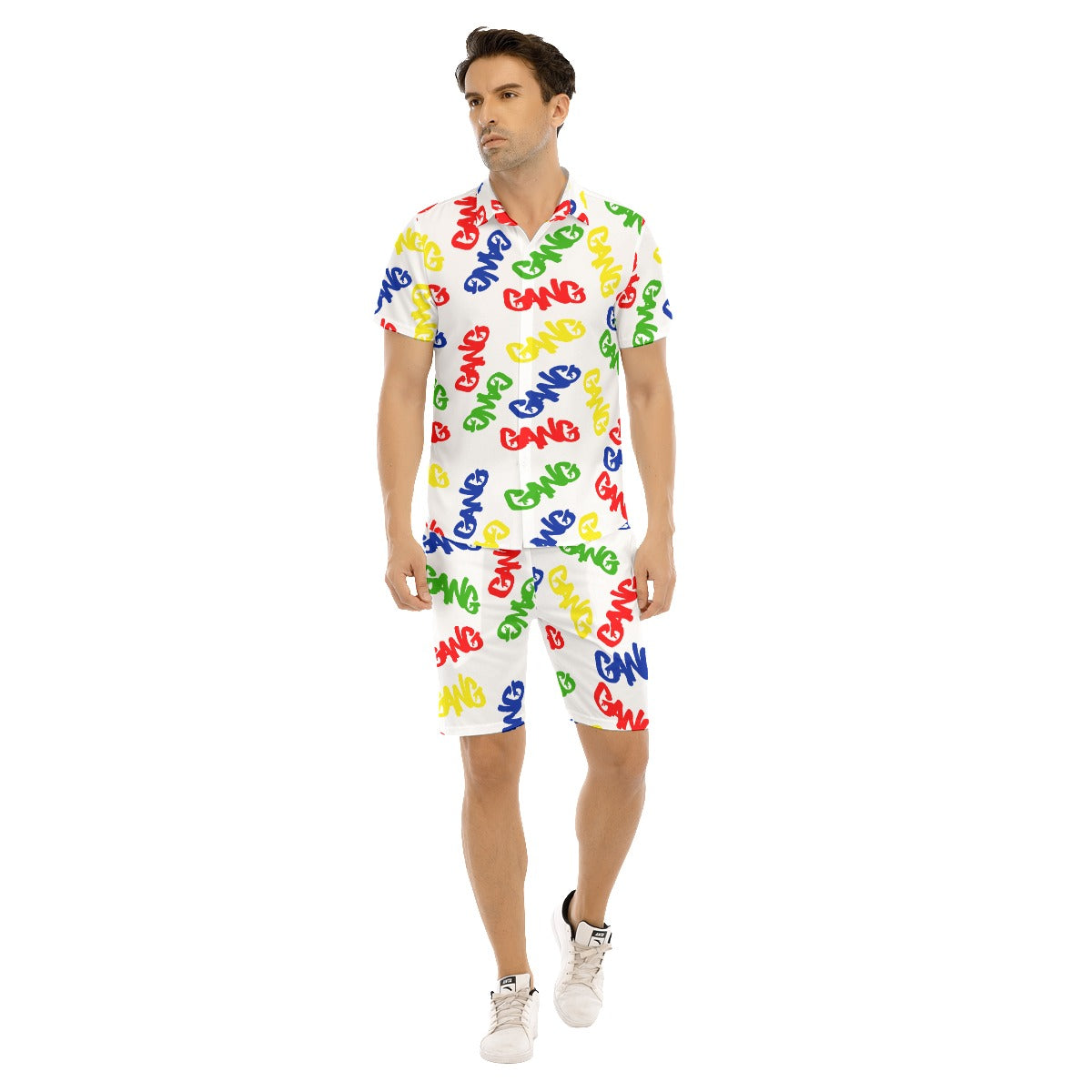 GANG X3 COLORING Men's Short Sleeve Shirt Set