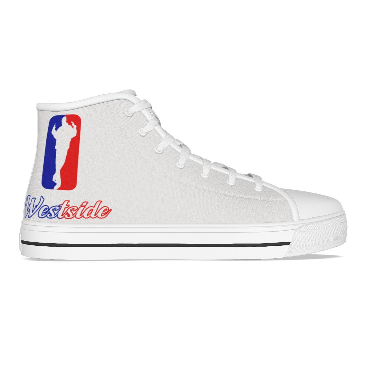 WESTSIDE WHT Women's High Canvas Shoes