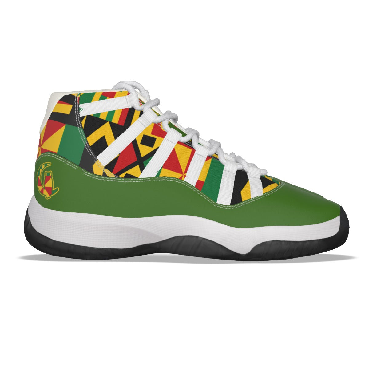 KENTE BUTAN KAKI High Top Basketball Shoes