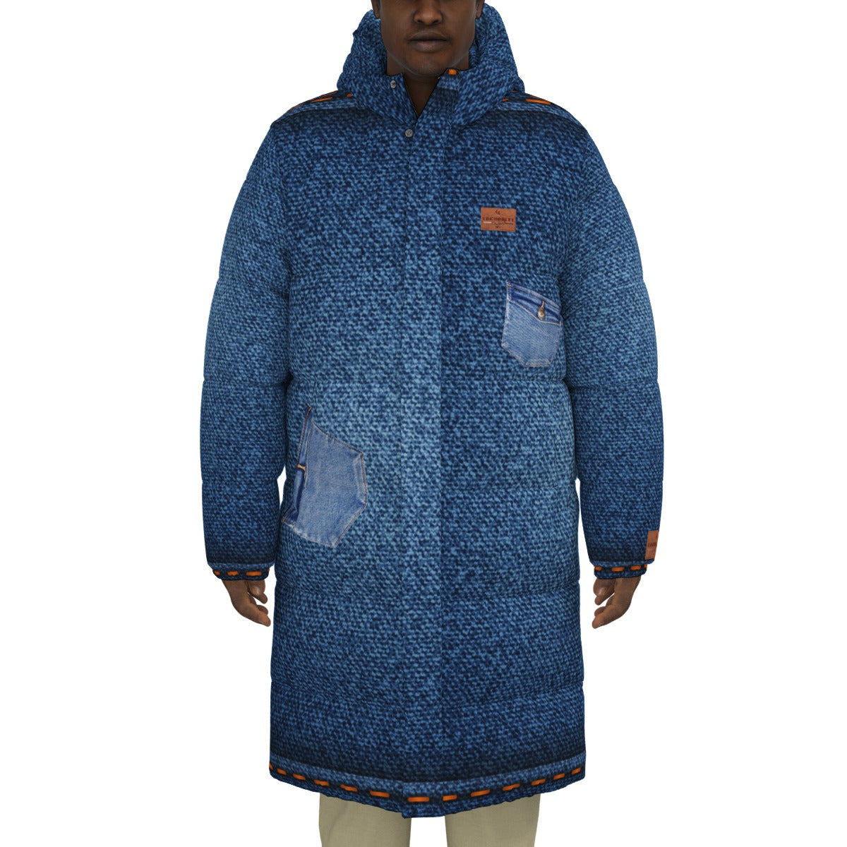 DENIM LCC Unisex Long Down Jacket
