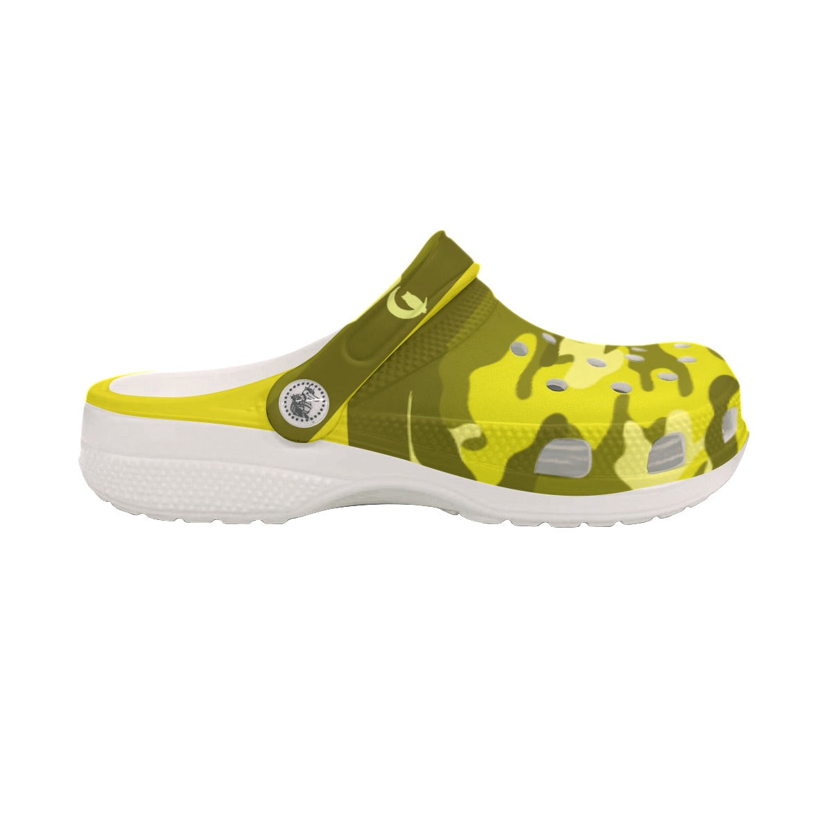 CAMOUFLAGE YLW Women's Clogs