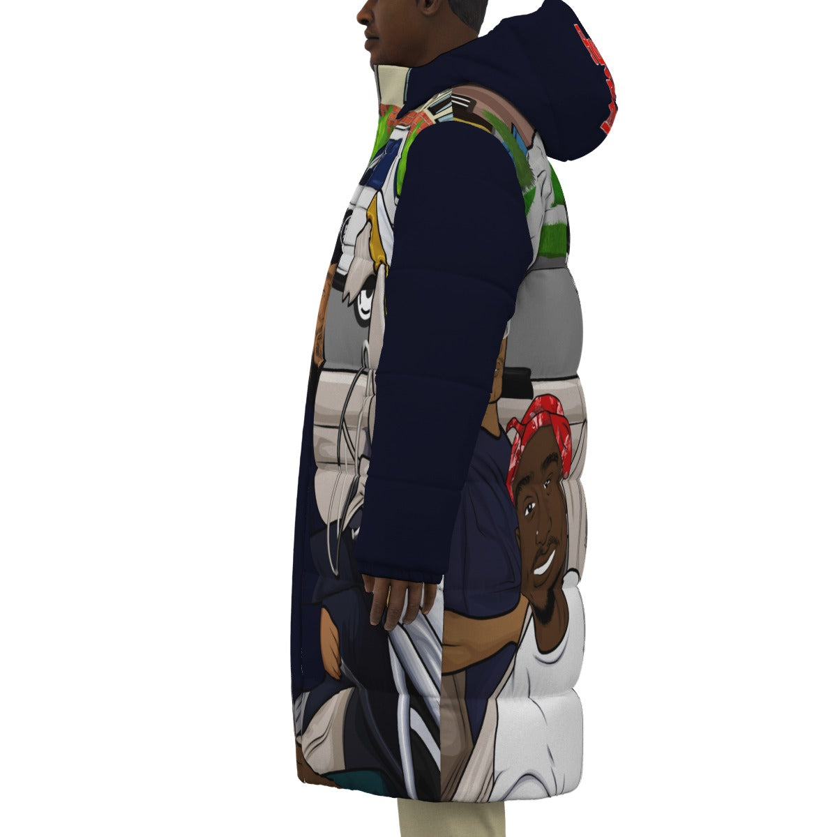 ANGELS OF THE HOOD Unisex Long Down Jacket