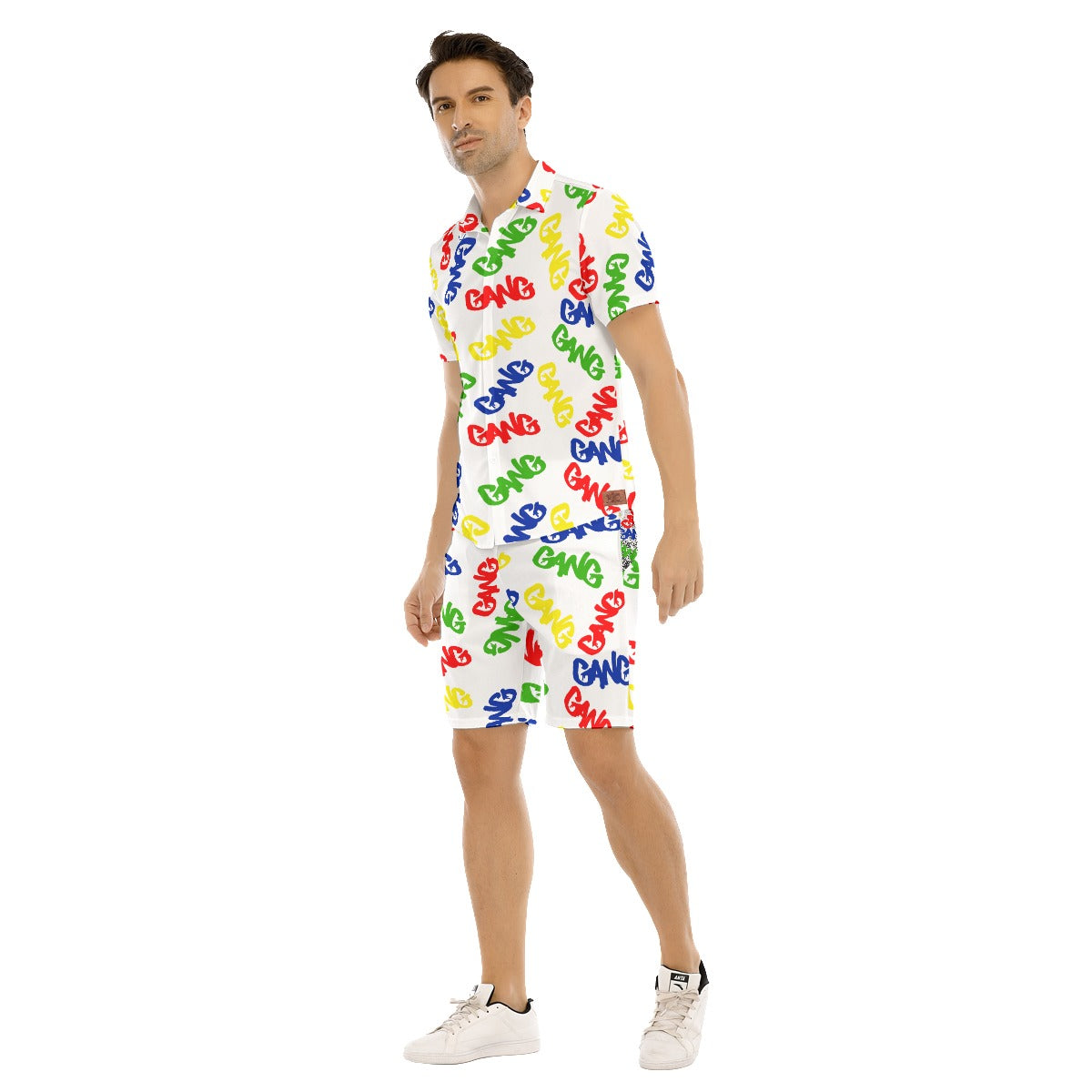 GANG X3 COLORING Men's Short Sleeve Shirt Set