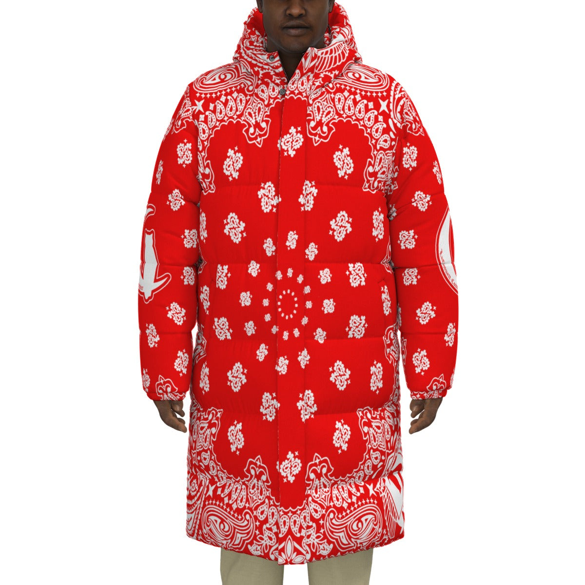 BANDANA Bs'UP Unisex Long Down Jacket