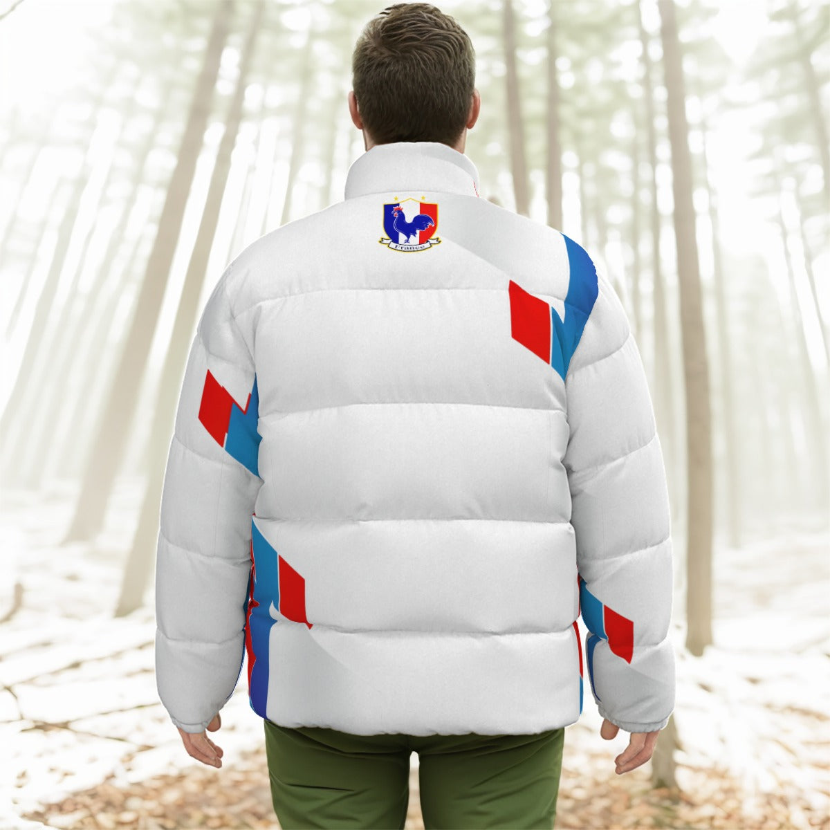 FRANCE Unisex Stand-up Collar Down Jacket
