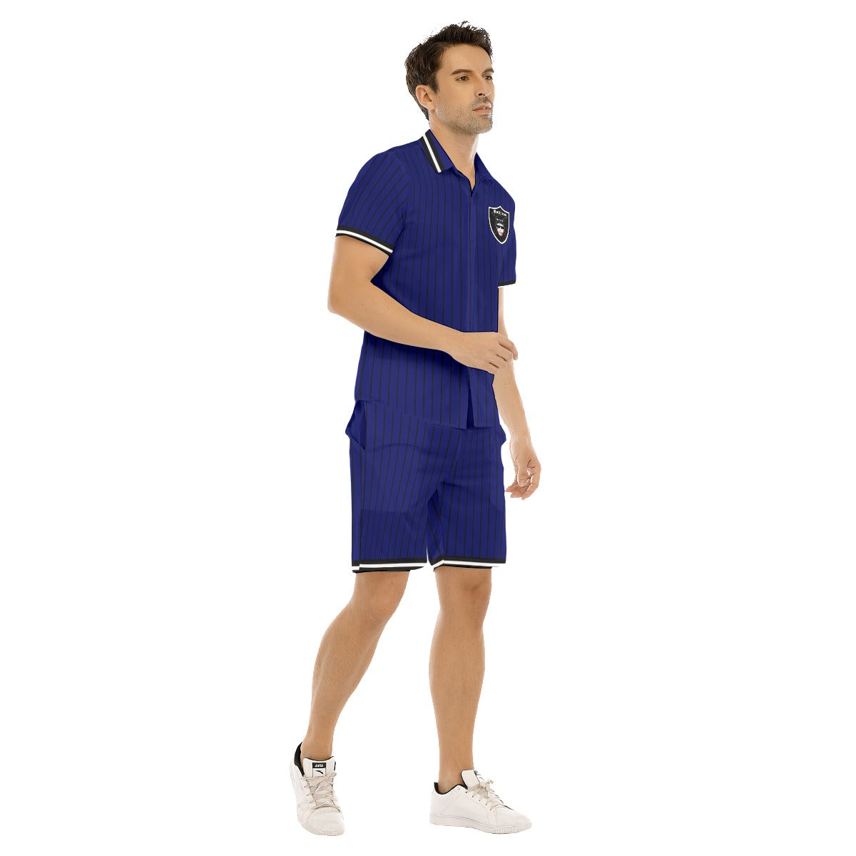 EAZY-E RUTHLESS NAVY Men's Short Sleeve Shirt Sets