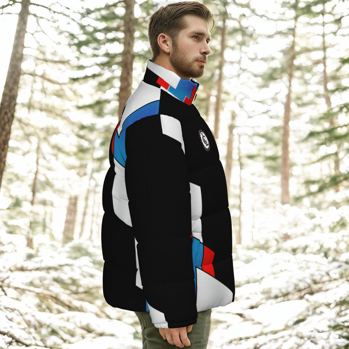 FRANCE BLC Unisex Stand-up Collar Down Jacket