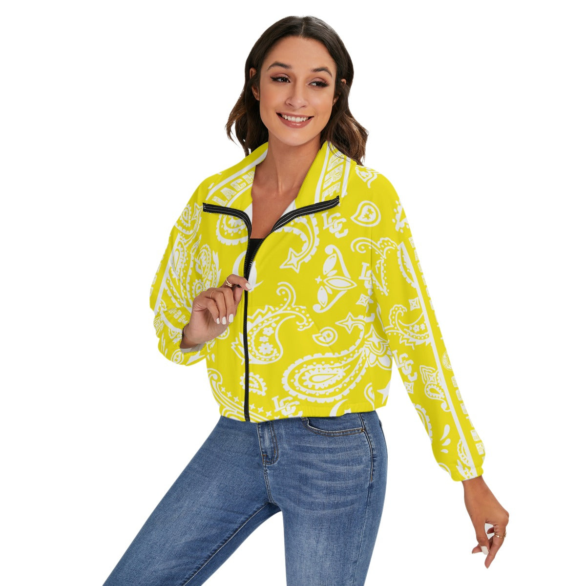 BANDANA PAISLEY L.K Women's Zip Jacket