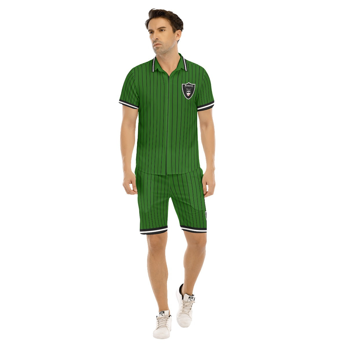 EAZY-E RUTHLESS KAKI Men's Short Sleeve Shirt Sets