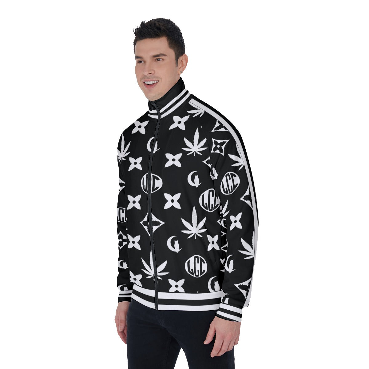 LCC WEEDY BLC Men's Stand Collar Jacket