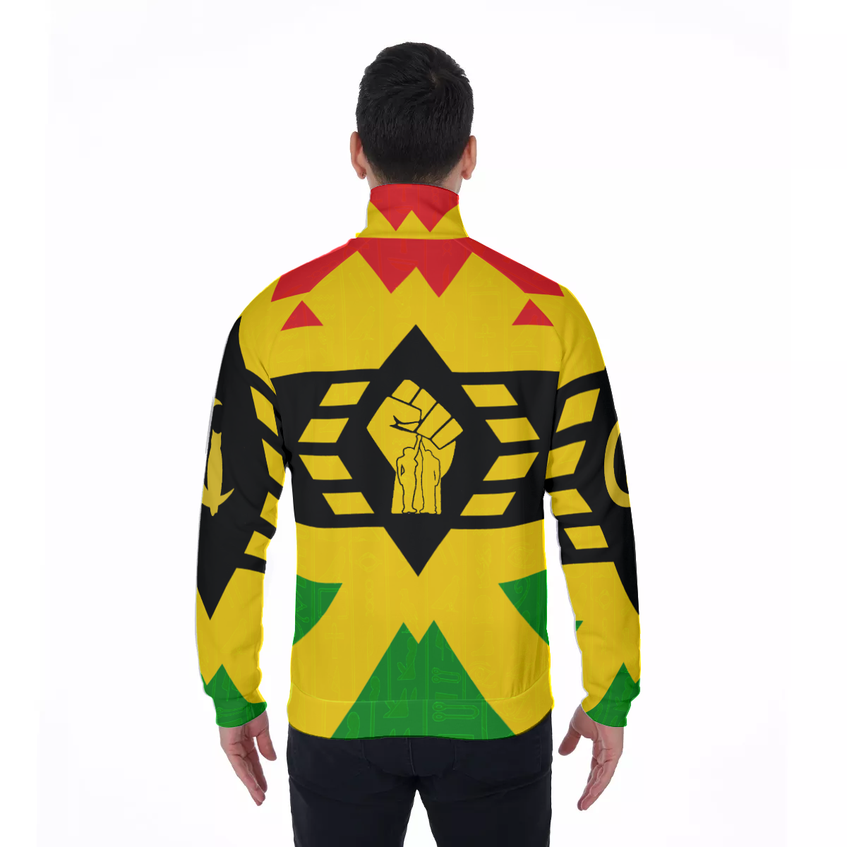 FIST UP RBG Men's Stand Collar Jacket