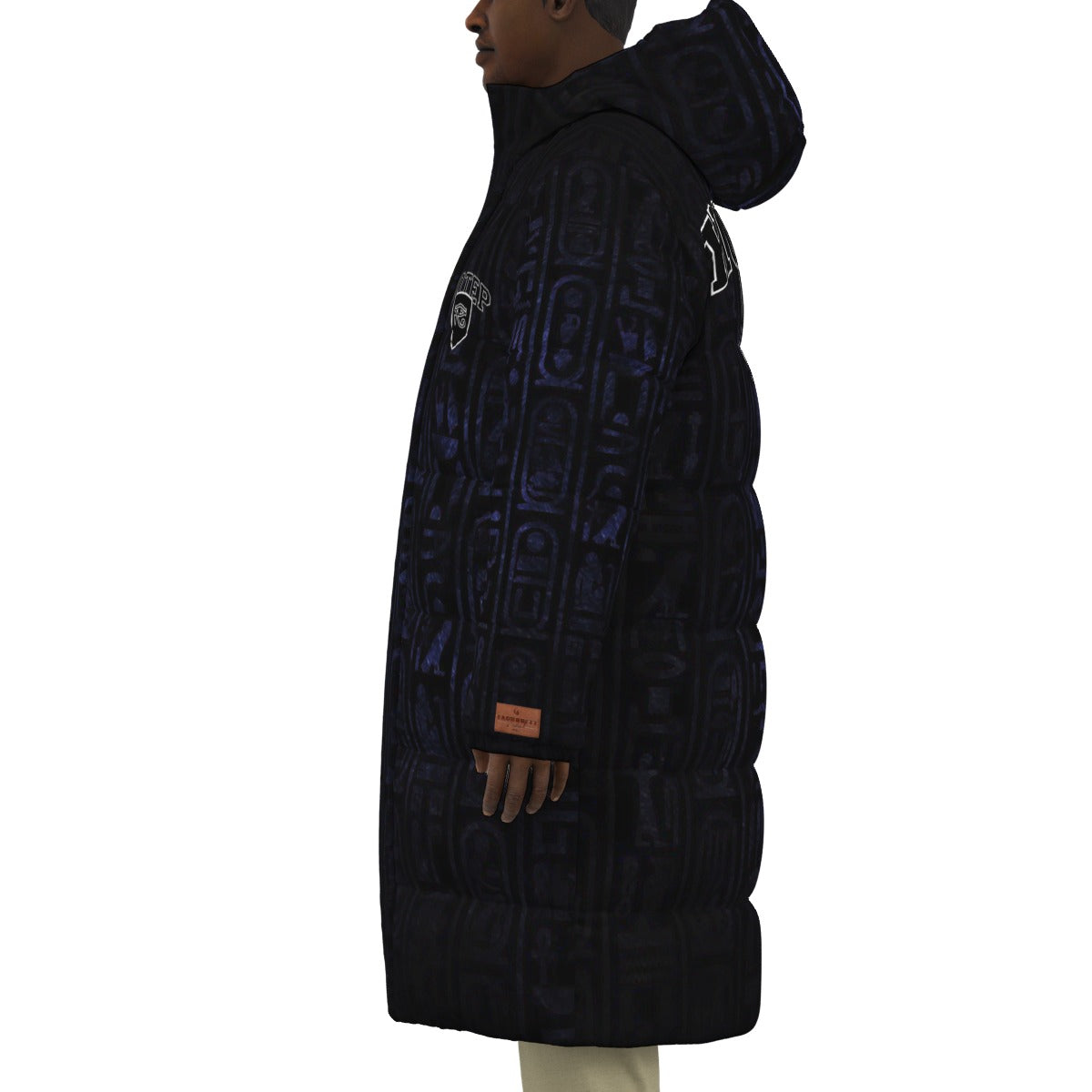 HOTEP EYES Unisex Long Down Jacket