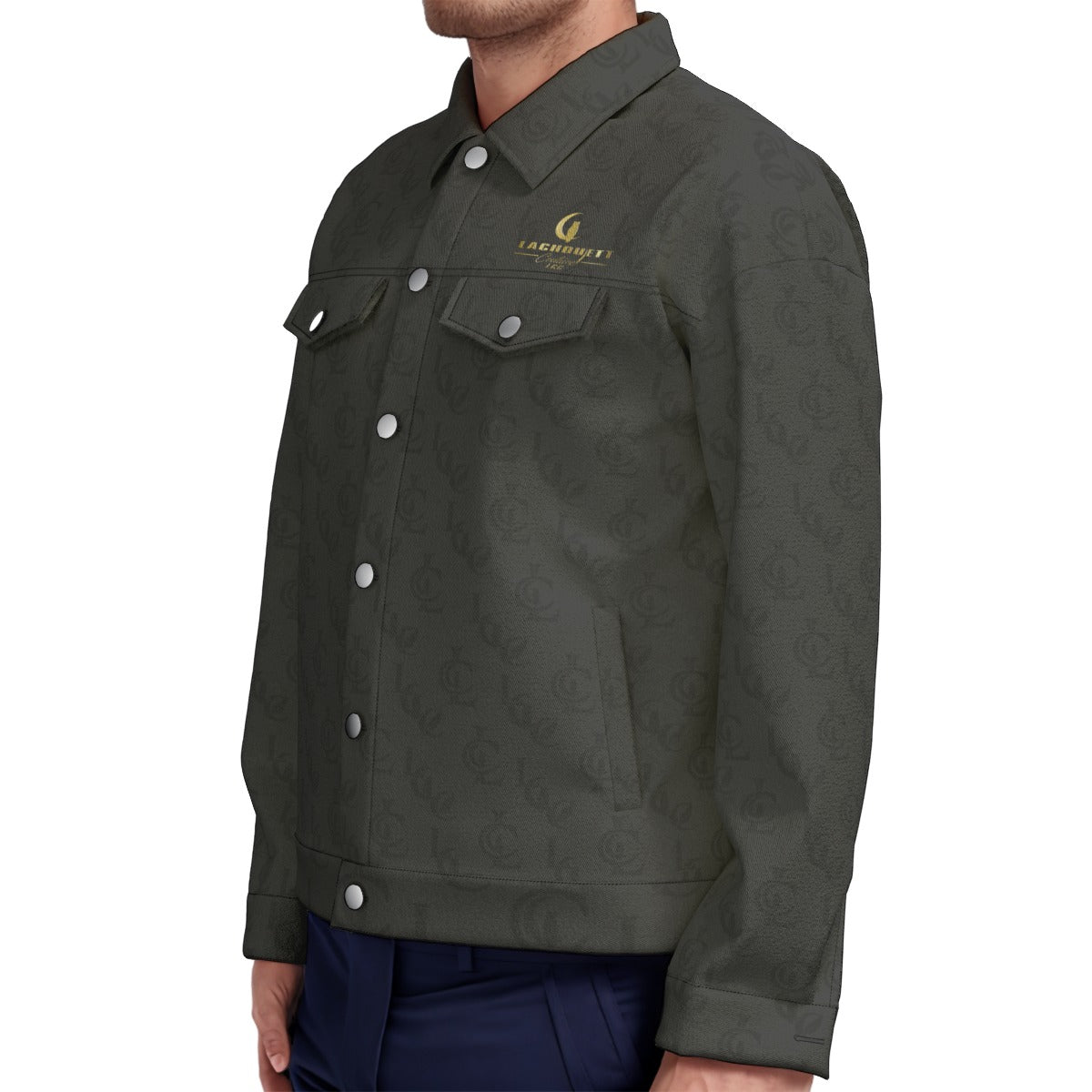 LCC BLC Unisex Lapel Jacket Cotton