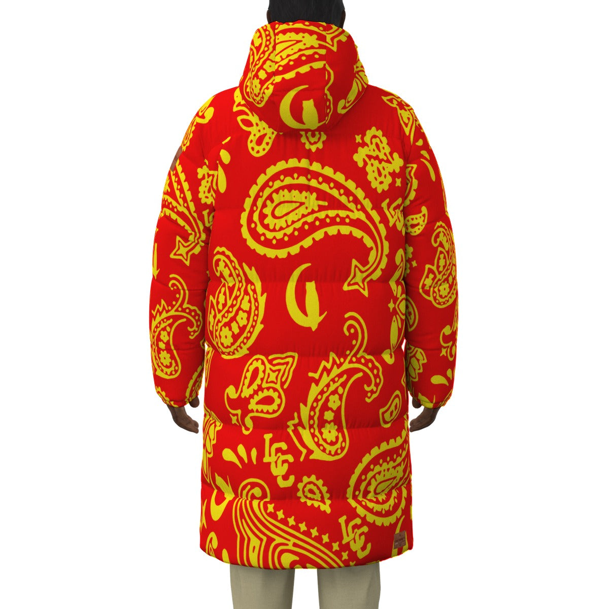 BANDANA COMPLEX REDYLW Unisex Long Down Jacket