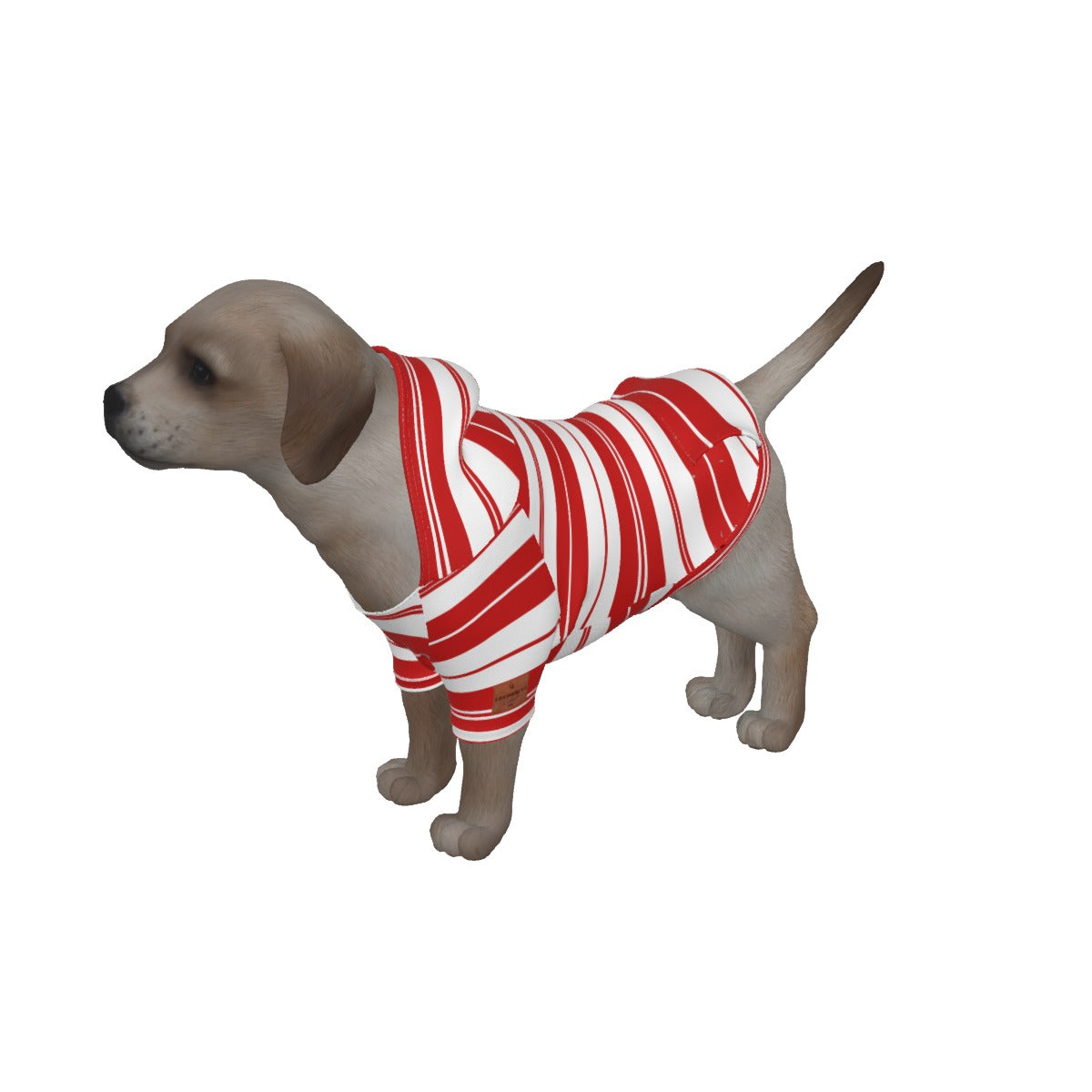 STRIPES RED Dog's Pullover Hoodie
