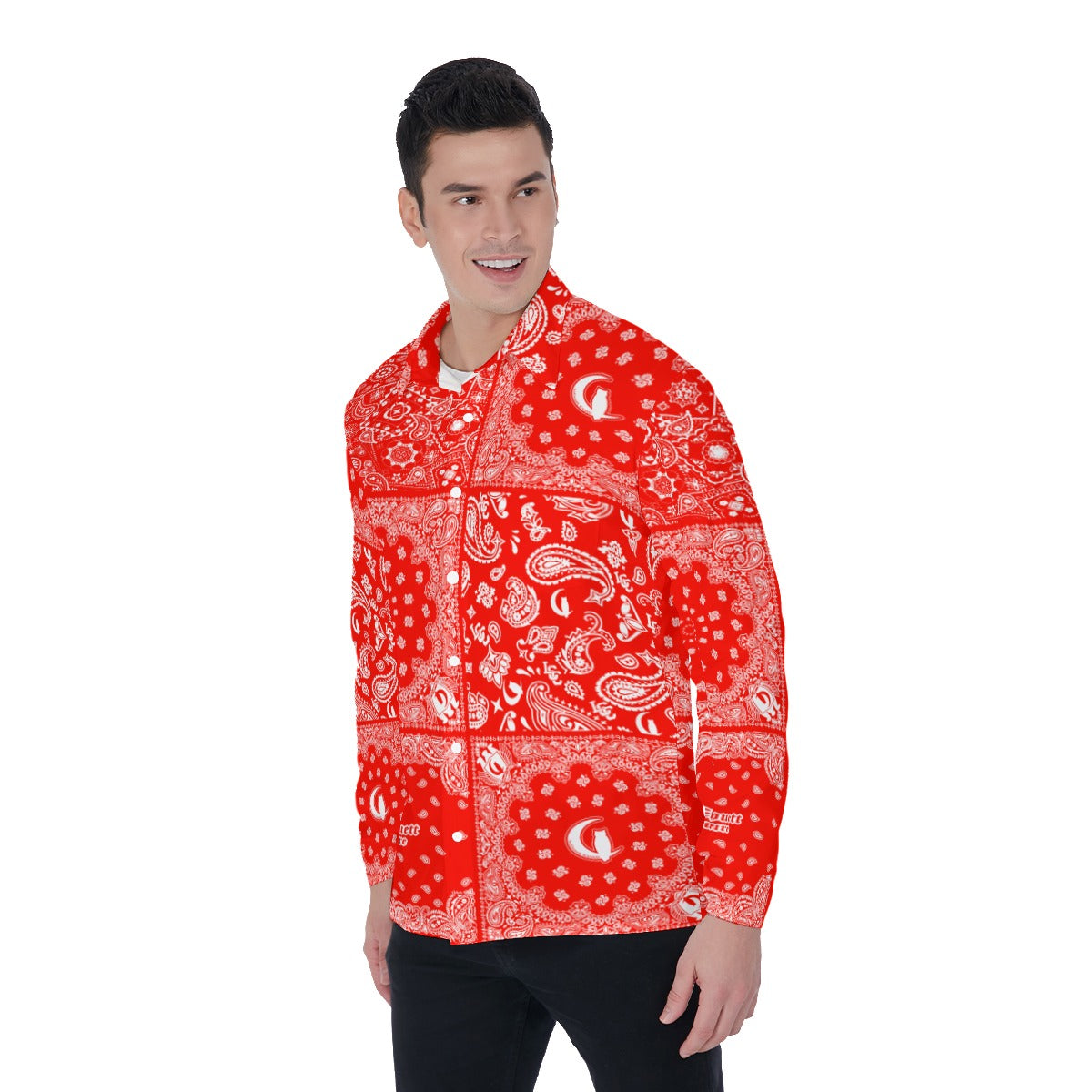 BANDANA MIX Bs'UP Men's Long Sleeve Shirt