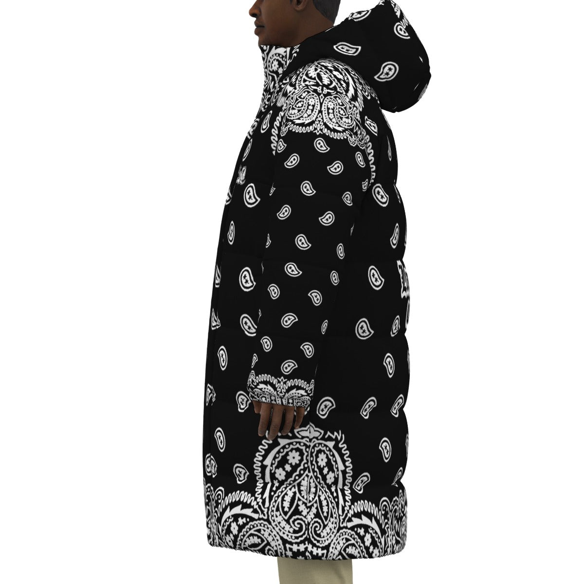 BANDANA FULLY BLC Unisex Long Down Jacket