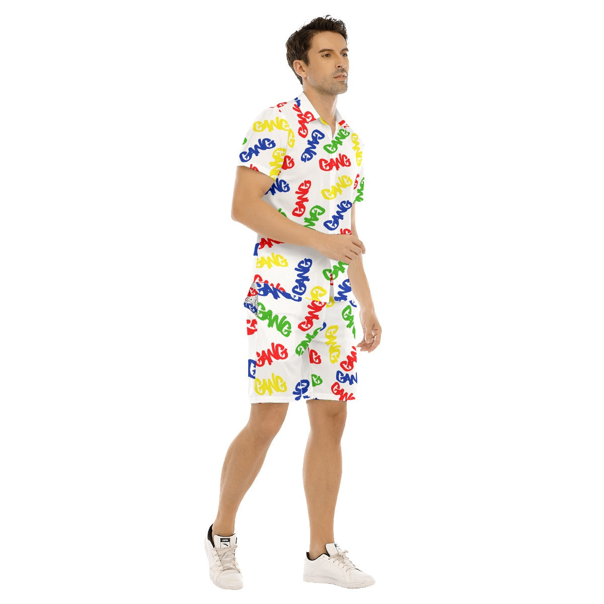 GANG X3 COLORING Men's Short Sleeve Shirt Set