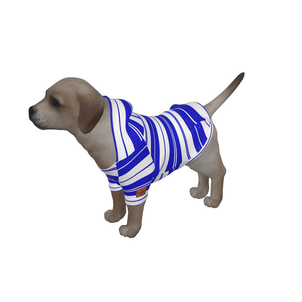 STRIPES BLUEWHT Dog's Pullover Hoodie