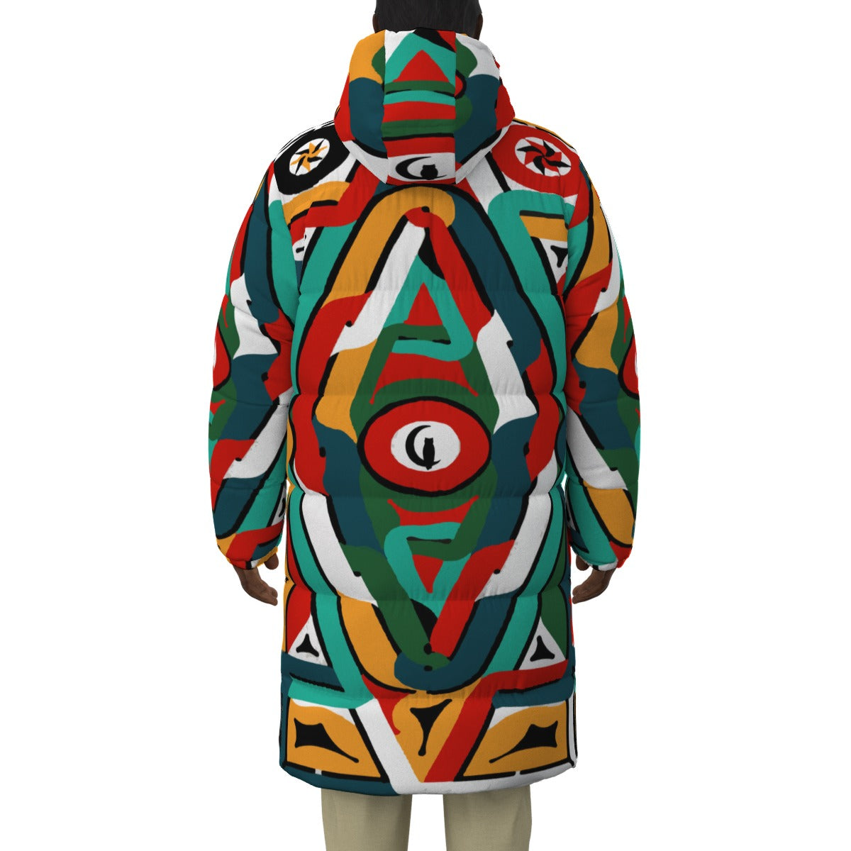 ART TEMBE Unisex Long Down Jacket