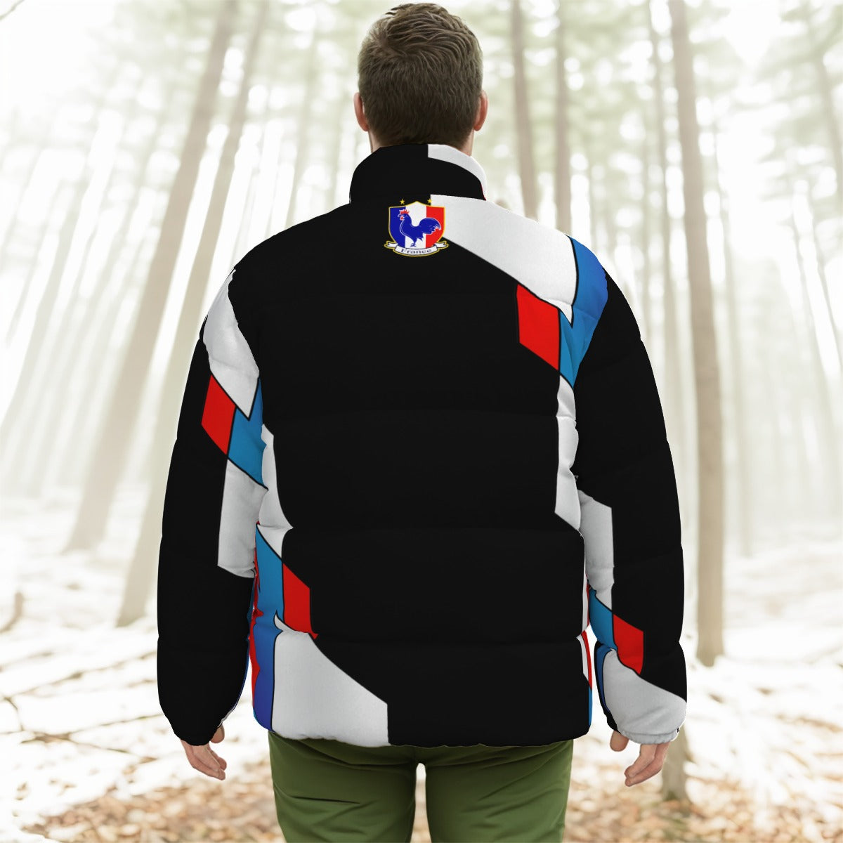FRANCE BLC Unisex Stand-up Collar Down Jacket