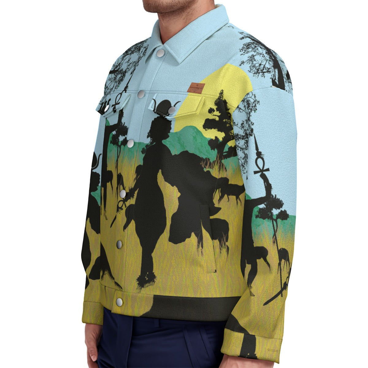 SAFARI Unisex Lapel Jacket  Cotton