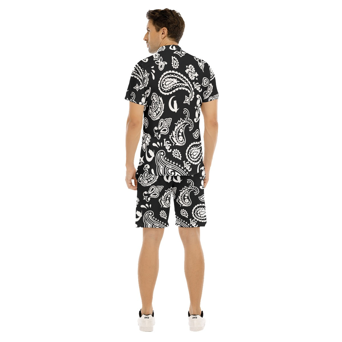 BANDANA PAISLEY BLC Men's Short Sleeve Shirt Sets