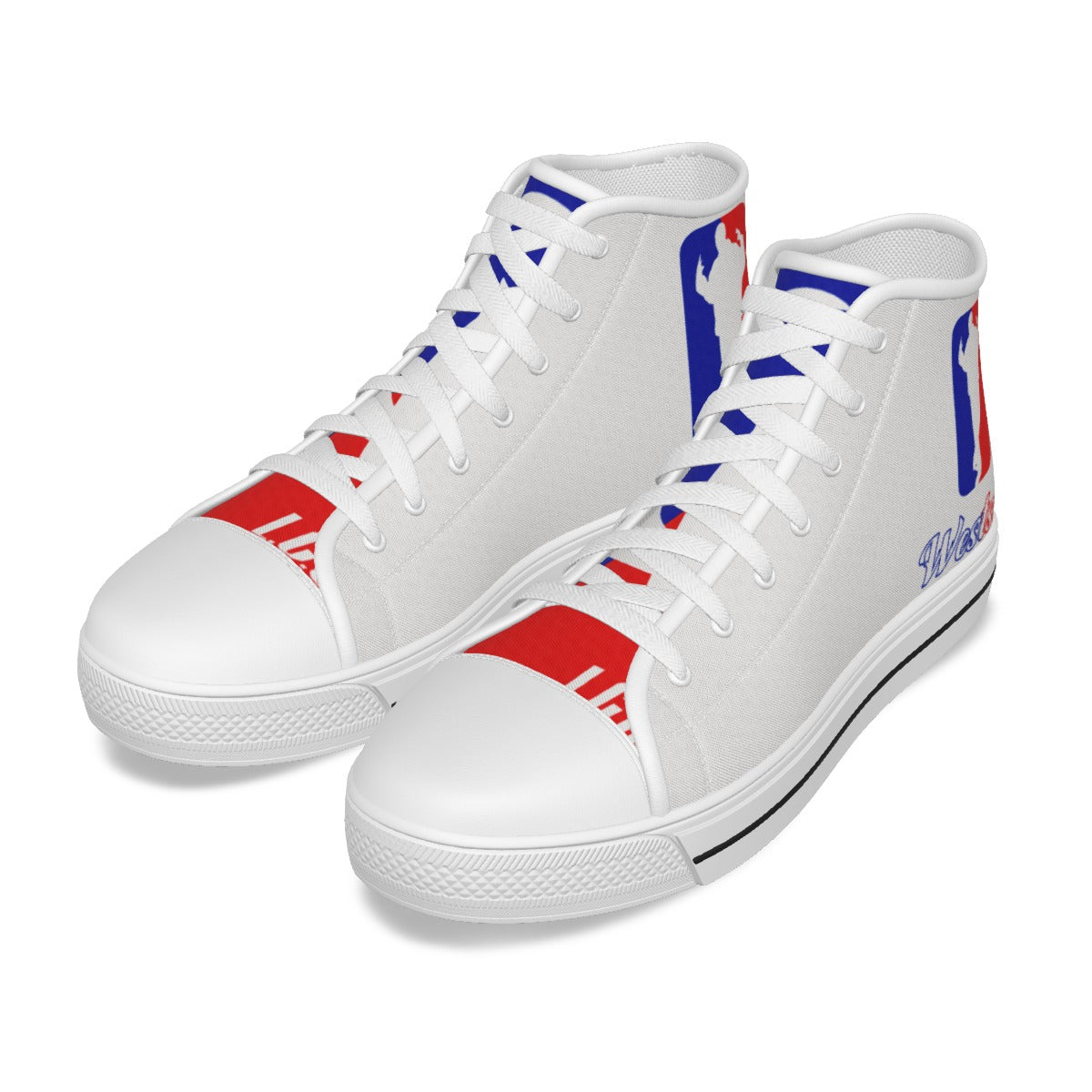 WESTSIDE WHT Women's High Canvas Shoes