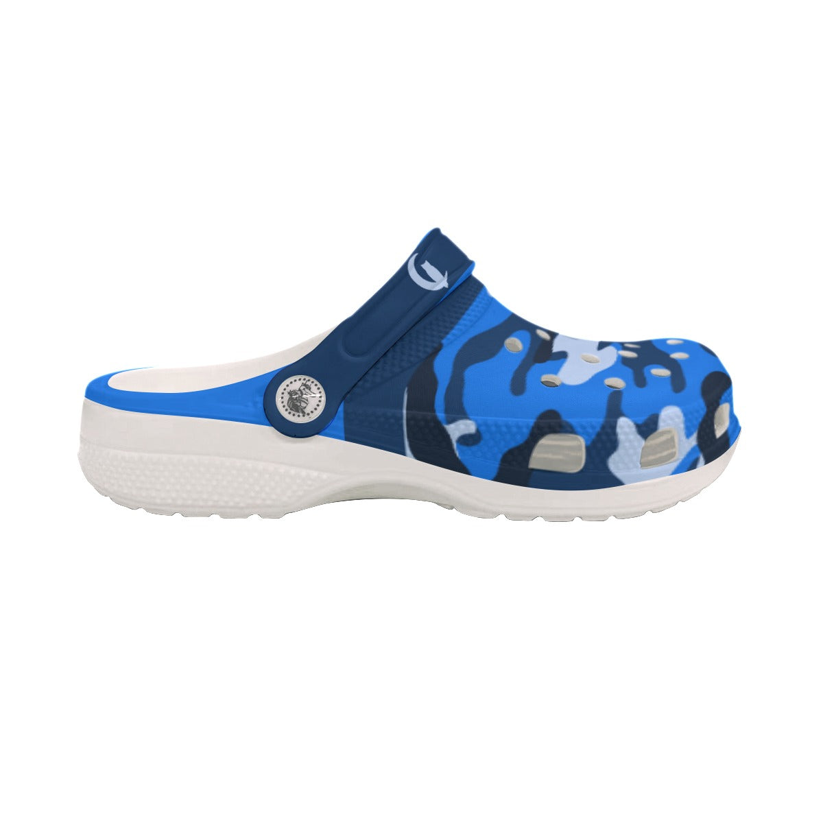 CAMOUFLAGE BLUE Women's Classic Clogs