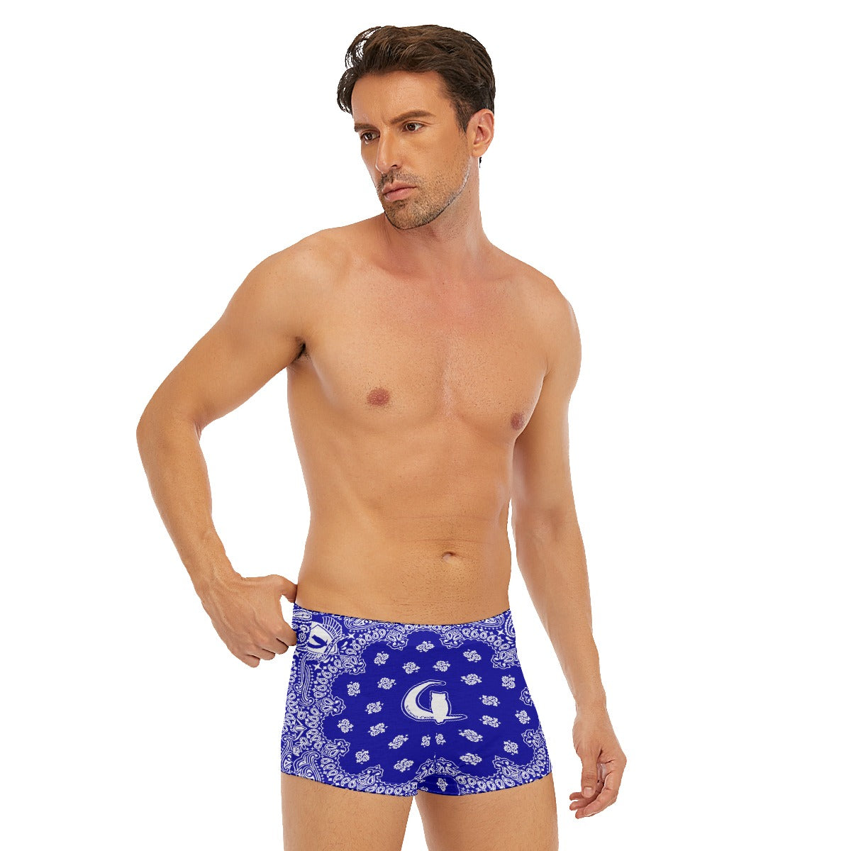 BANDANA Cs'UP Men's Short Boxer Briefs
