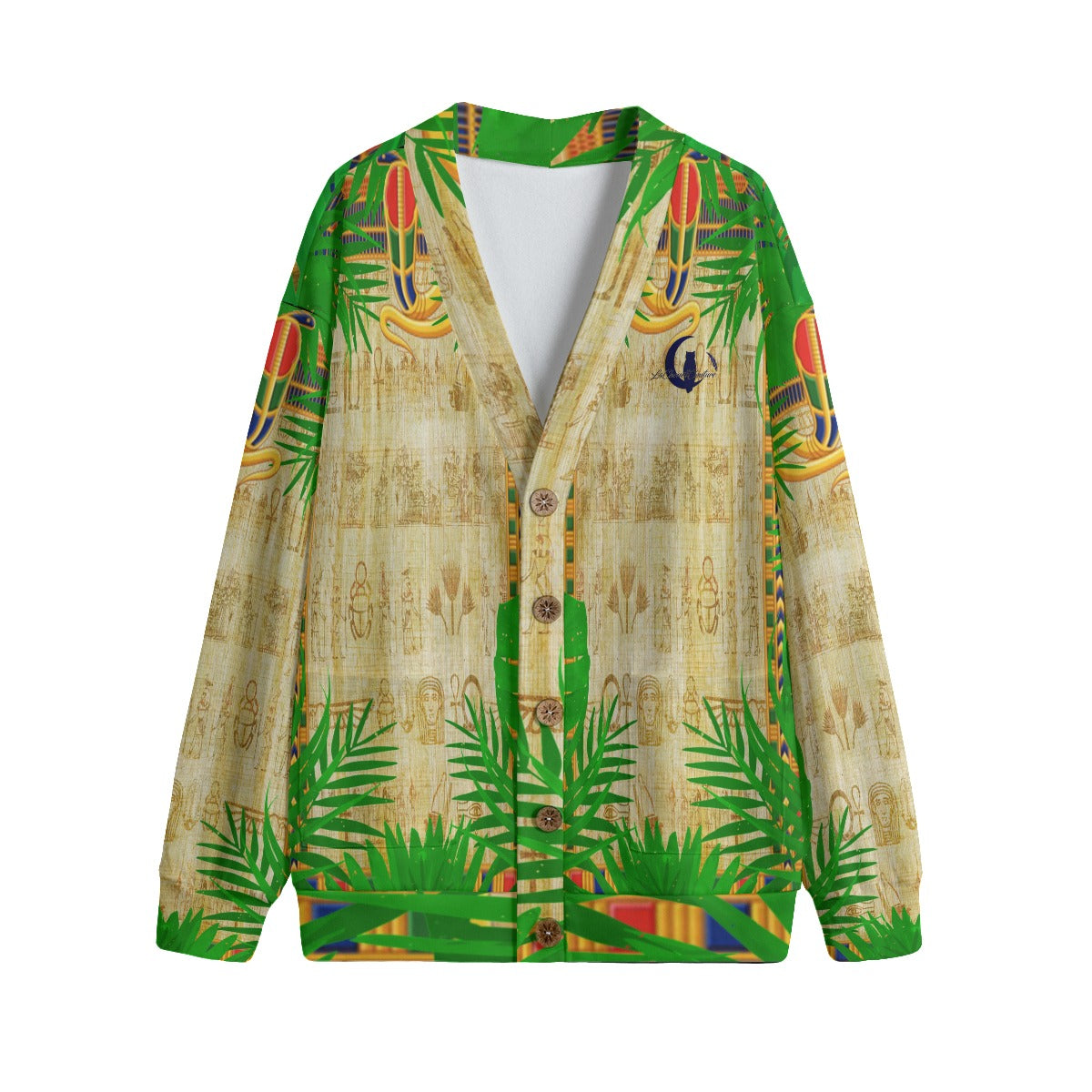SKI MASK KWEEN Unisex V-neck Cardigan With Button Closure