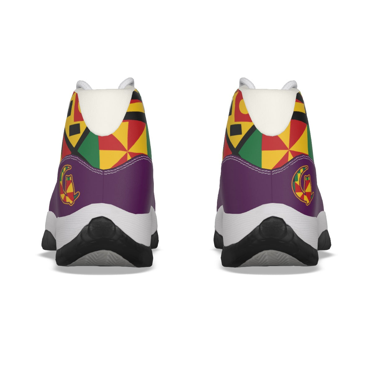 KENTE BUTAN PRPLE High Top Basketball Shoes