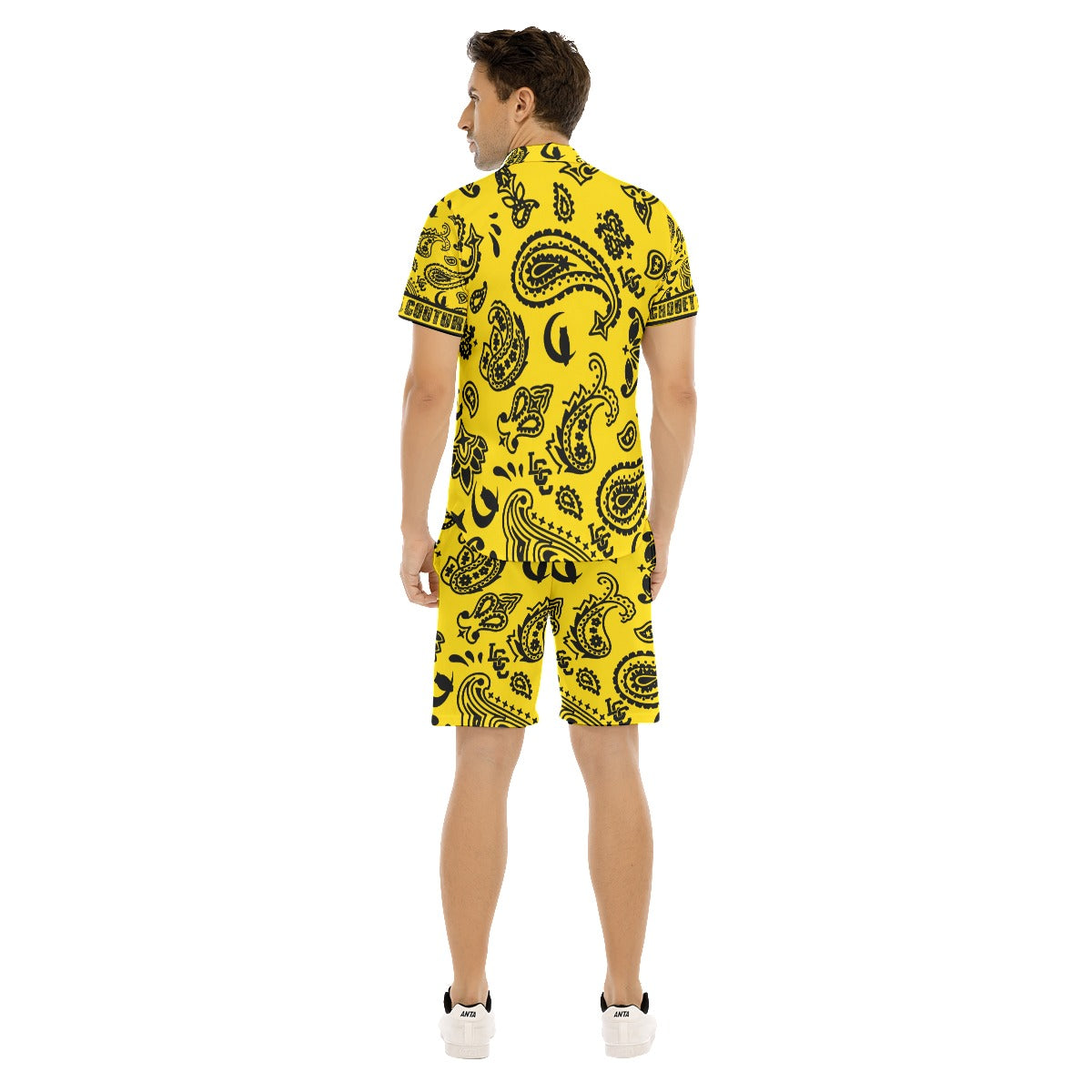 BANDANA PAISLEY L.K Men's Short Sleeve Shirt Sets