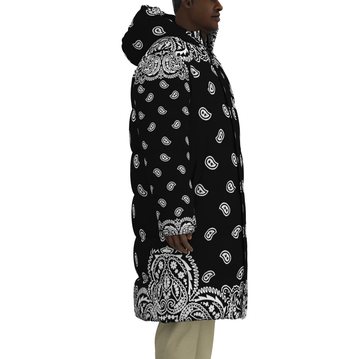 BANDANA FULLY BLC Unisex Long Down Jacket
