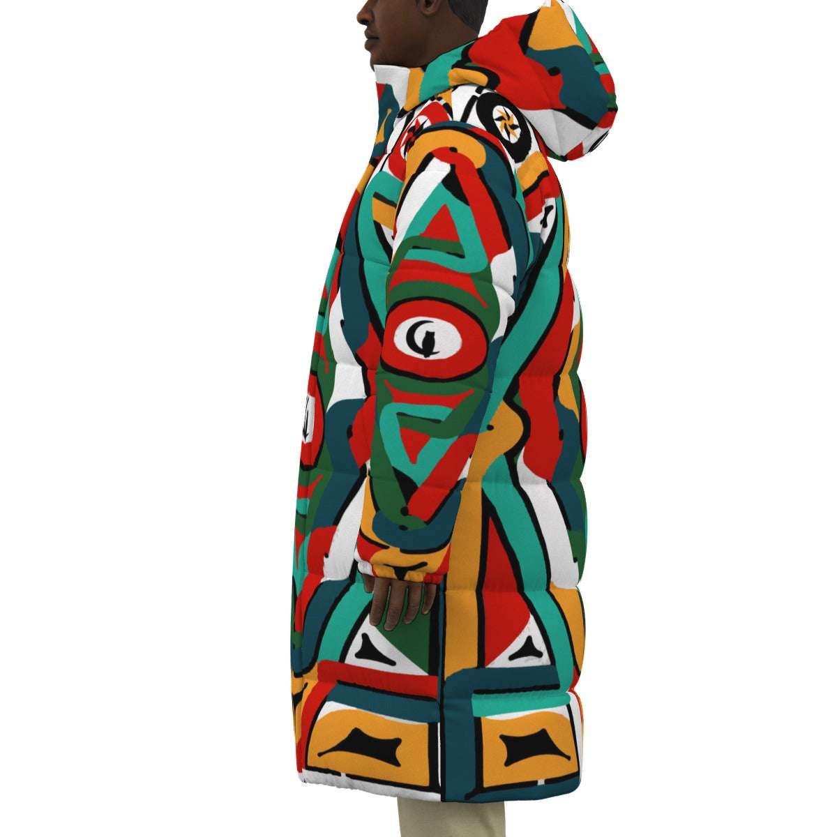 ART TEMBE Unisex Long Down Jacket