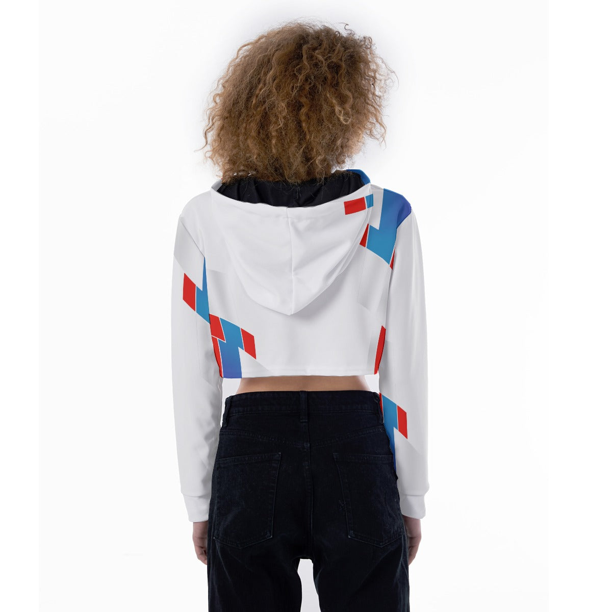FRANCE Women's Crop Top Hoodie