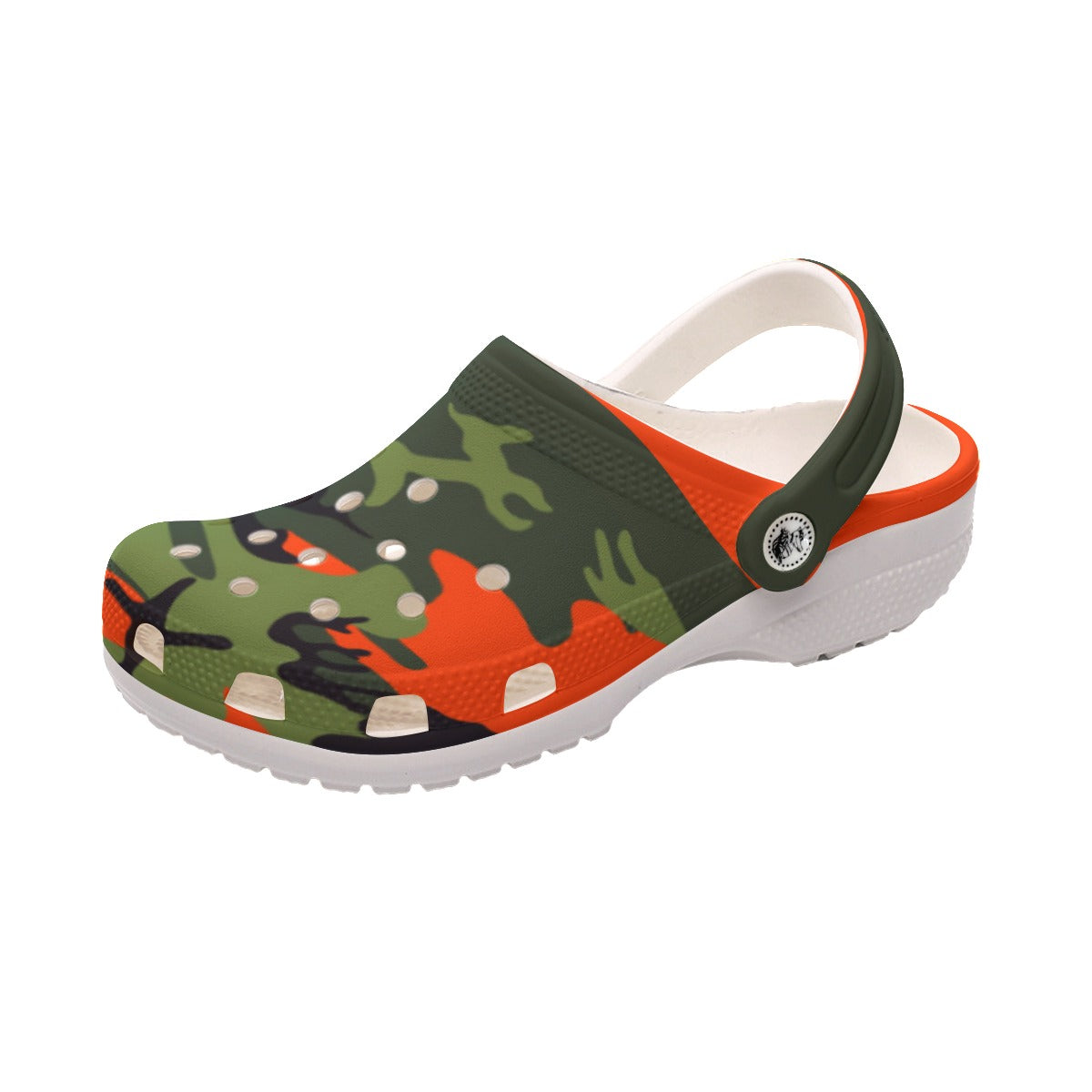 CAMOUFLAGE KAKI Women's  Clogs