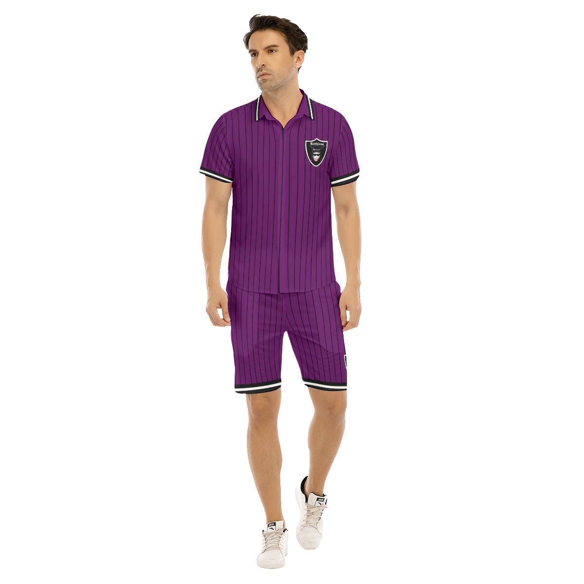 EAZY-E RUTHLESS PRPLE Men's Short Sleeve Shirt Sets