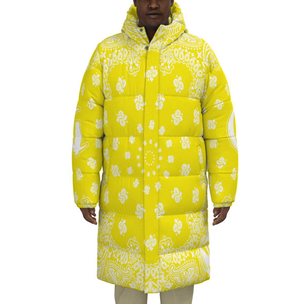 BANDANA L.K Unisex Long Down Jacket